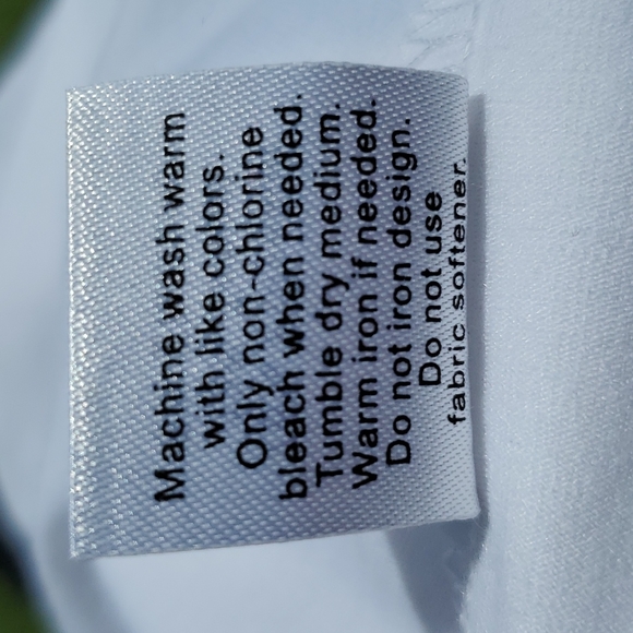 Redvanly White Athletic Tee Shirt with Blue Stripes Size XS - Picture 8 of 8